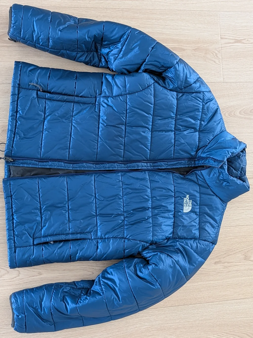The North Face Steel Blue Quilted Insulated Jacket